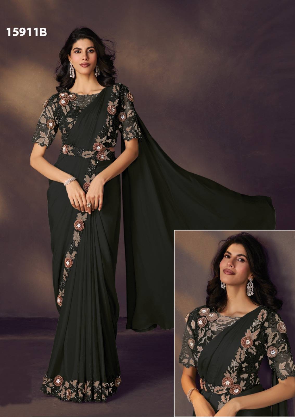 MOHMANTHAN ODYSSEY 15900 by Mahotsav 15907 to 15920 Series Indian Traditional Wear & Occasional Stitched Sarees At Wholesale Price